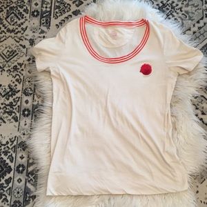 Tory Burch scoop neck top size M